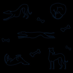 Greyhounds - Inner Coloured Mug Design
