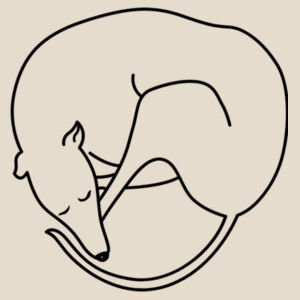 Doggy Donut - Natural Tea Towel Design