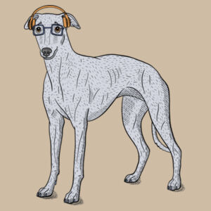 Hipster Hound - AS Colour Womens Maple Curve Tee Design