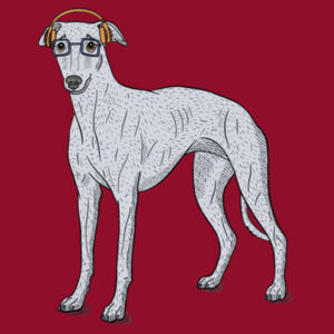 Hipster Hound - AS Colour Kids Youth T shirt Design