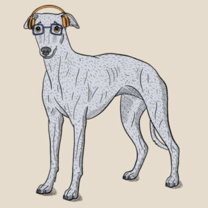 Hipster Hound - Benelux Natural Wood Ornament Design