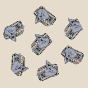 Lounging Around - Round Wood Ornament Design