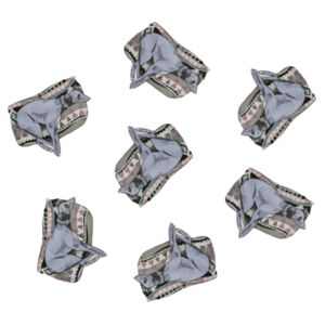 Lounging Around - Pet Tag Bone Design