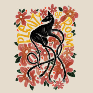 Plenty Of Room - Round Wood Ornament Design