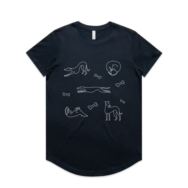 GAP White Print - AS Colour Womens Maple Curve Tee Thumbnail