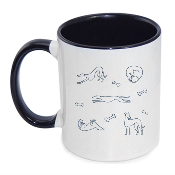 Greyhounds - Inner Coloured Mug Thumbnail