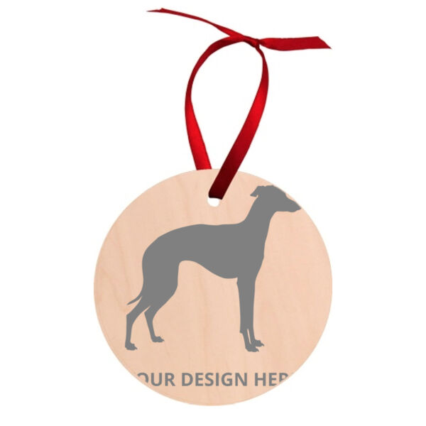 Customisable - Round Wood Ornament Thumbnail