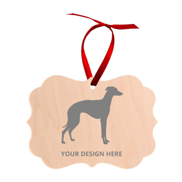 Customisable - Benelux Natural Wood Ornament Thumbnail