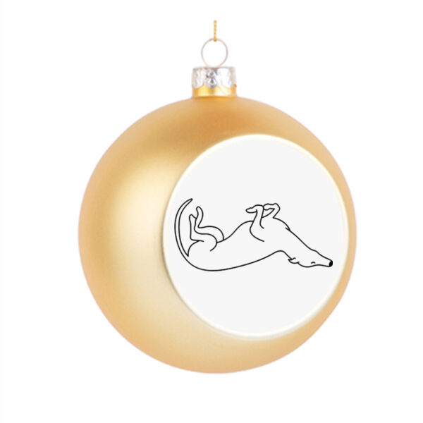 Belly Up - Christmas Ball Ornament Thumbnail