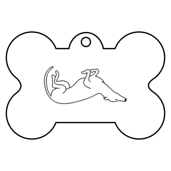 Belly Up - Pet Tag Bone Thumbnail