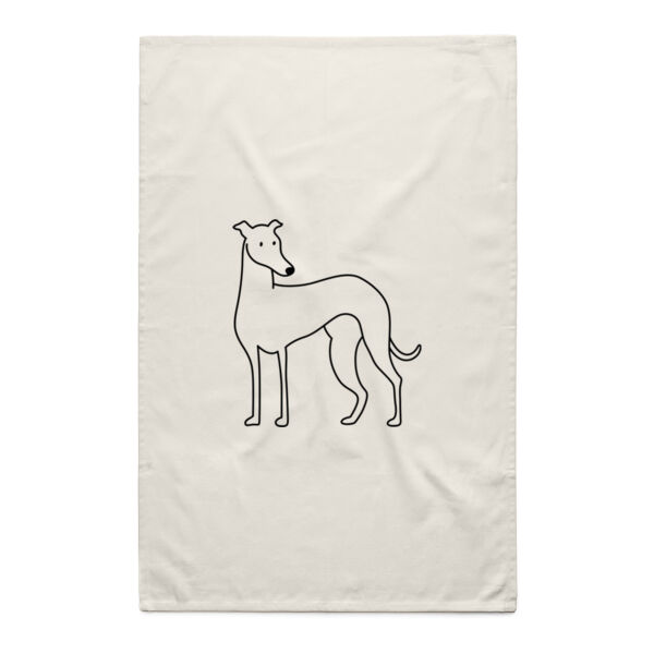 Standing - Natural Tea Towel Thumbnail