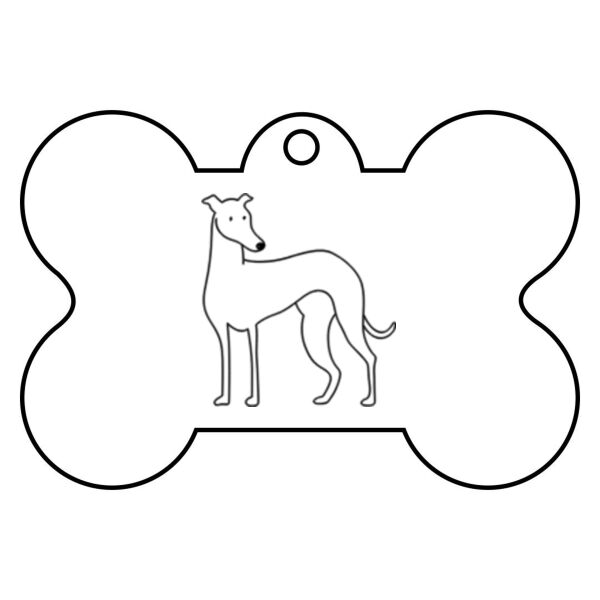 Standing - Pet Tag Bone Thumbnail