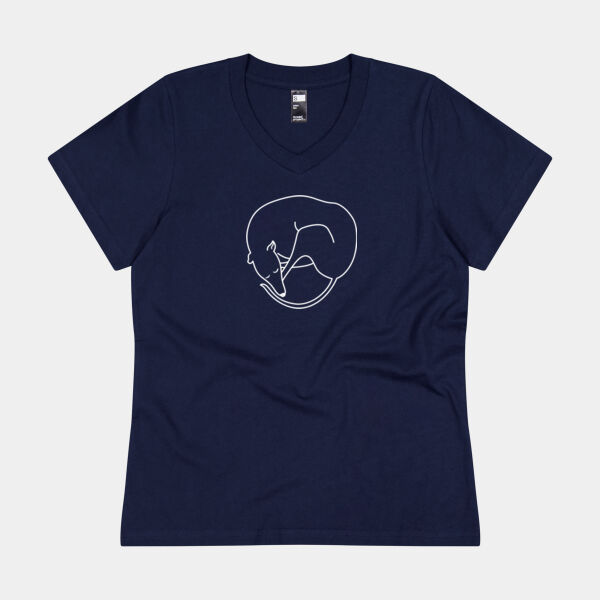 Doggy Donut - Thread Project Womens Eden V-Neck Tee Thumbnail