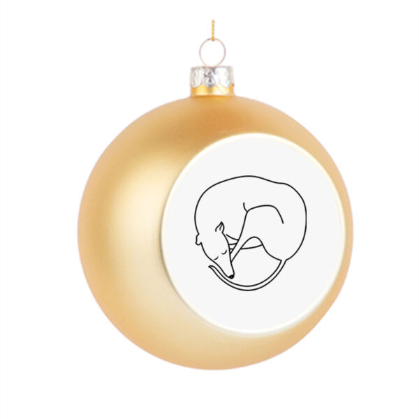 Doggy Donut - Christmas Ball Ornament Thumbnail