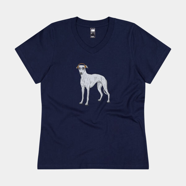 Hipster Hound - Thread Project Womens Eden V-Neck Tee Thumbnail
