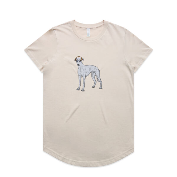 Hipster Hound - AS Colour Womens Maple Curve Tee Thumbnail