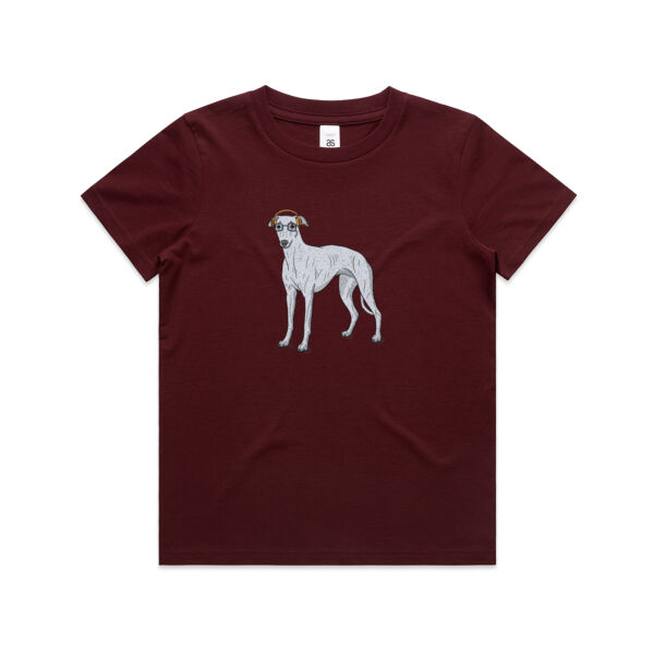 Hipster Hound - AS Colour Kids Youth T shirt Thumbnail