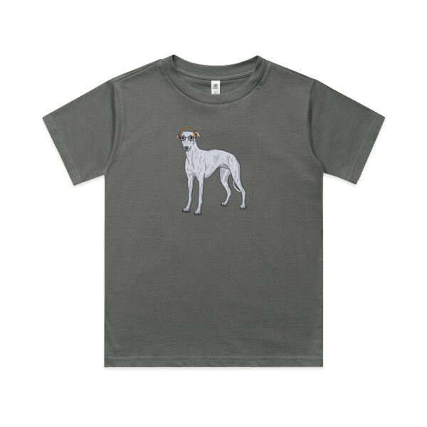 Hipster Hound - AS Colour Kids Classic T shirt Thumbnail