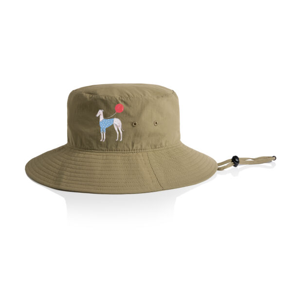 Red Balloon - AS Colour Nylon Wide Brim Bucket Hat Thumbnail