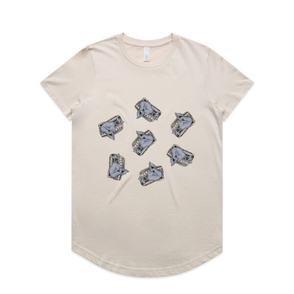 Lounging Around - AS Colour Womens Maple Curve Tee Thumbnail