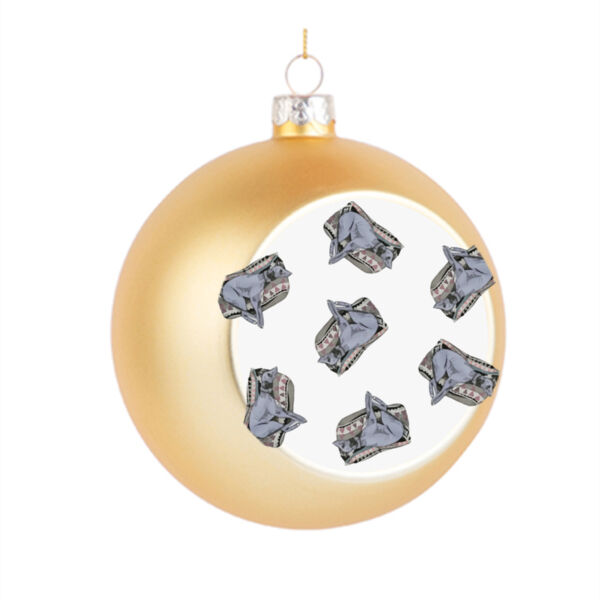Lounging Around - Christmas Ball Ornament Thumbnail