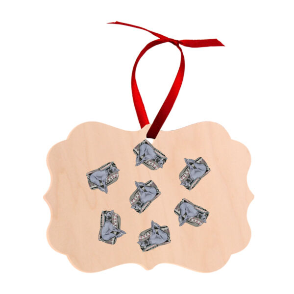 Lounging Around - Benelux Natural Wood Ornament Thumbnail