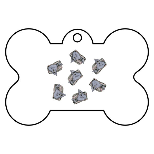 Lounging Around - Pet Tag Bone Thumbnail