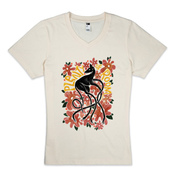 Plenty Of Room - Thread Project Womens Eden V-Neck Tee Thumbnail